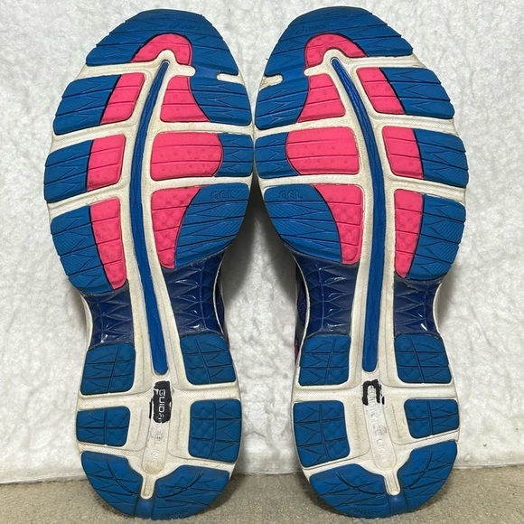ASICS Womens Blue/Pink Gel Ziruss 3 Running Athletic Sneakers Shoes SZ US 8 - Picture 8 of 11